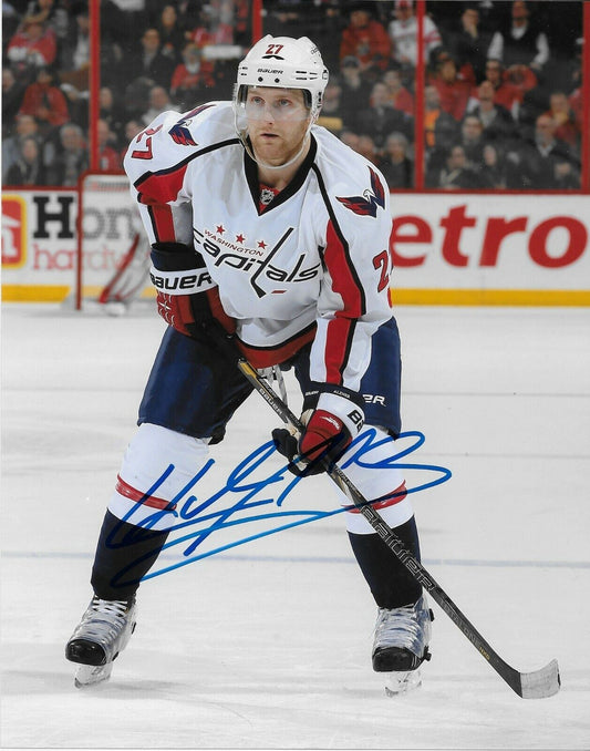 Autographed Washington Capitals Karl Alzner 8x10 Photo Original
