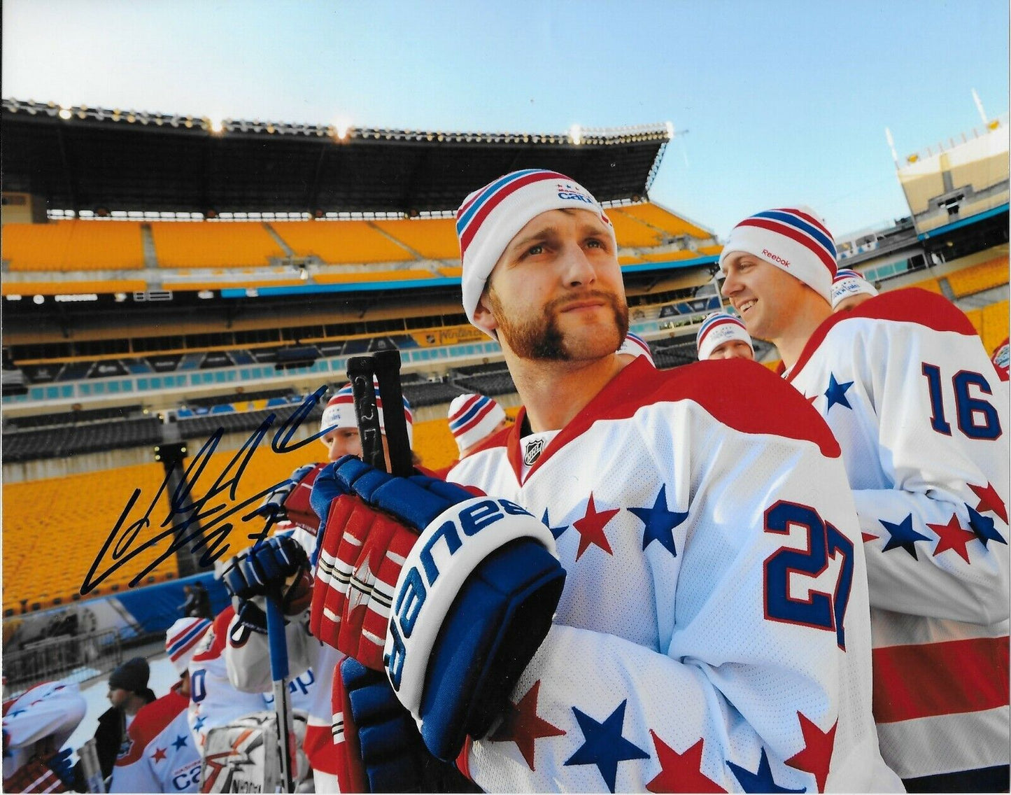 Autographed Washington Capitals Karl Alzner 8x10 Photo #2 Original