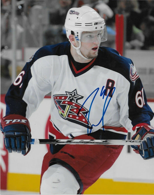 Autographed Columbus Blue Jackets Rick Nash 8x10 Photo #2 Original