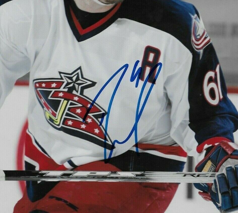 Autographed Columbus Blue Jackets Rick Nash 8x10 Photo #2 Original