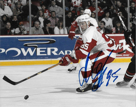 Autographed Detroit Red Wings Daniil Markov 8x10 Photo Original