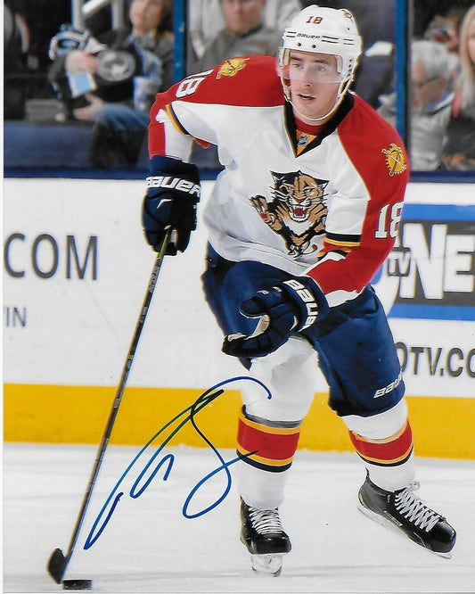 Autographed Florida Panthers Reilly Smith 8x10 Photo Original