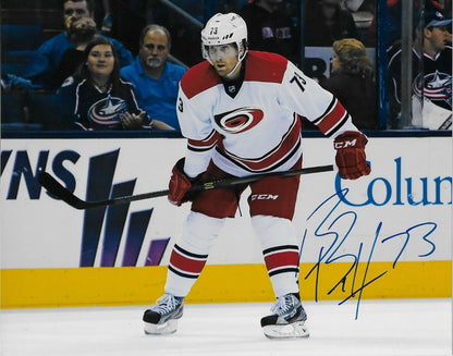 Autographed Carolina Hurricanes Brett Bellemore 8x10 Photo Original