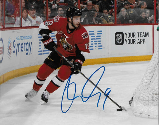 Photo 8x10 autographiée par Derick Brassard des Sénateurs d'Ottawa #2
