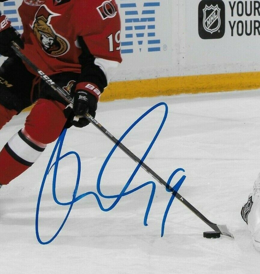 Photo 8x10 autographiée par Derick Brassard des Sénateurs d'Ottawa #2