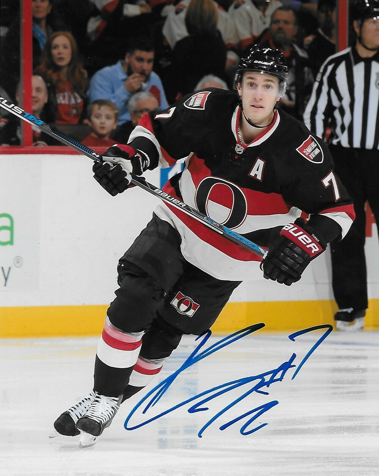 Autographed Ottawa Senators Kyle Turris 8x10 Photo Original