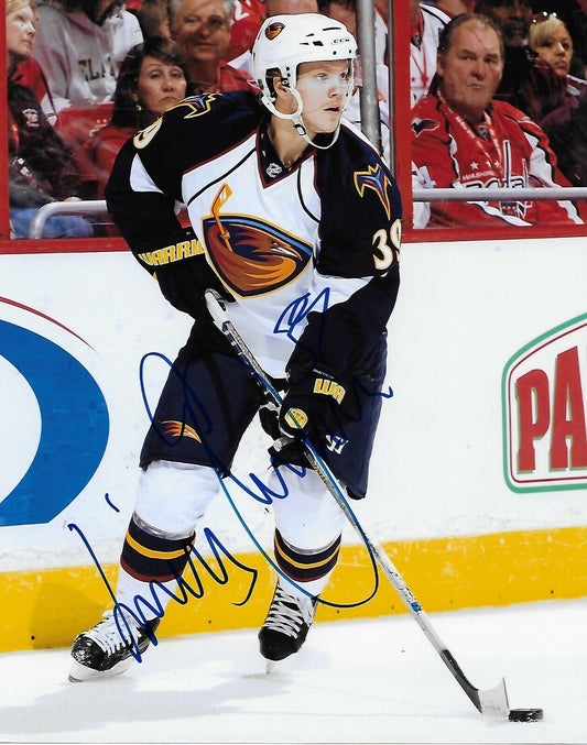 Autographed Atlanta Thrashers Tobias Enstrom 8x10 Photo  Original