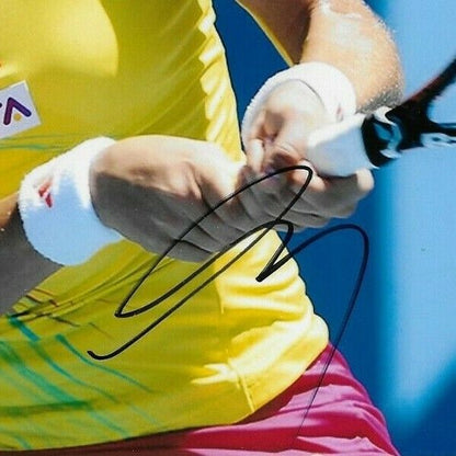 Photo originale dédicacée de Garbine Muguruza Tennis 8x10 #2