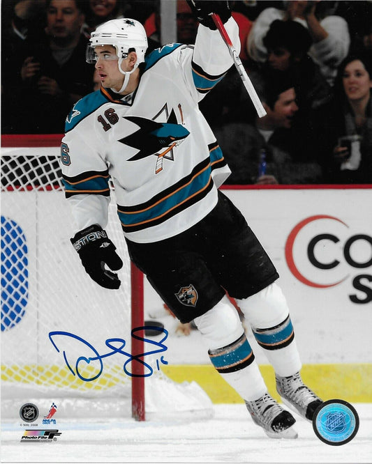 Signed Devin Setoguchi San Jose Sharks Autographed 8x10 Photo #2 Original
