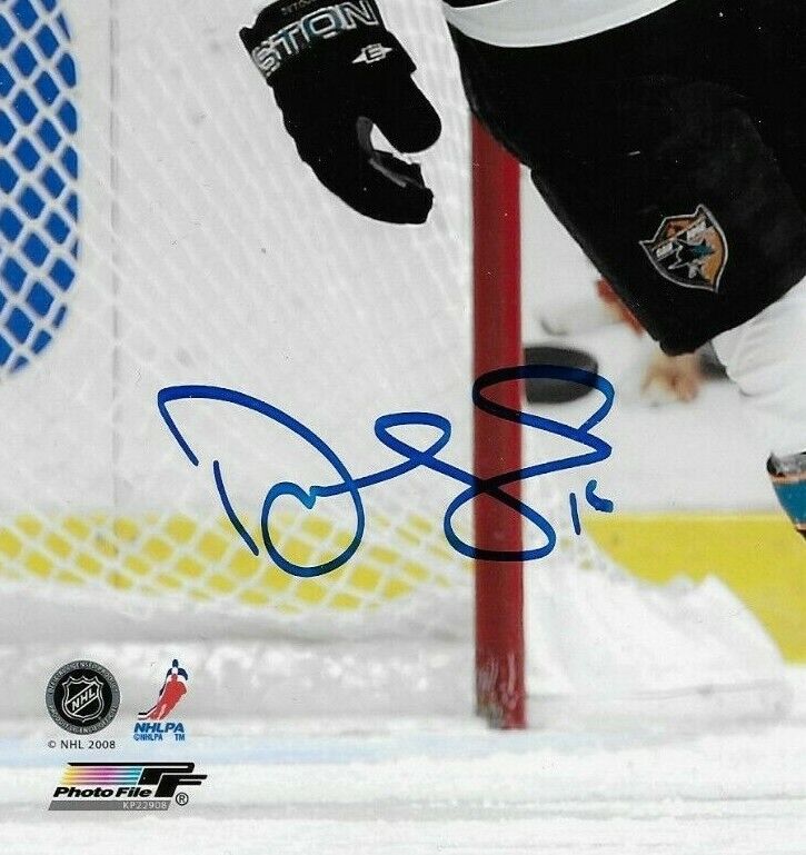 Signed Devin Setoguchi San Jose Sharks Autographed 8x10 Photo #2 Original