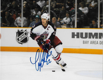 Photo originale autographiée de Luke Richardson des Blue Jackets de Columbus 8x10