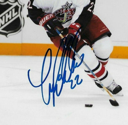 Photo originale autographiée de Luke Richardson des Blue Jackets de Columbus 8x10