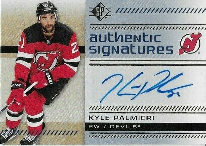 2019-20 Upper Deck SP Kyle Palmieri Autographed Authentic Signatures