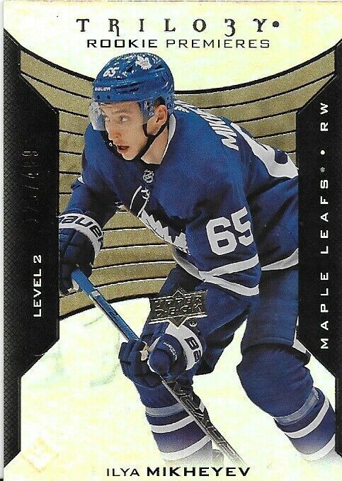 2019-20 Upper Deck Trilogy Ilya Mikheyev Rookie Premieres 126/499