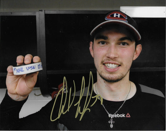 Signed Charlie Lindgren Montreal Canadiens 1st NHL Win 8x10 Photo #1 Original