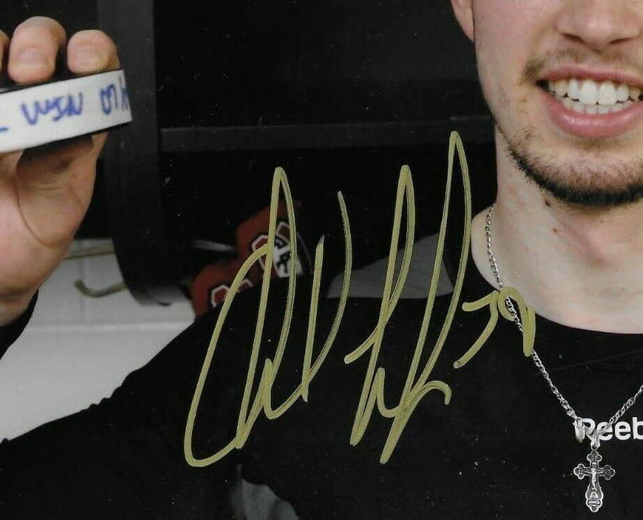 Signed Charlie Lindgren Montreal Canadiens 1st NHL Win 8x10 Photo #1 Original