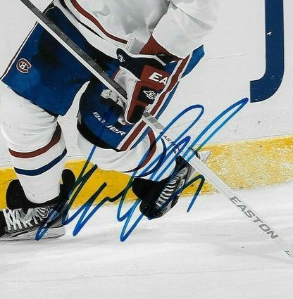 Autographed Montreal Canadiens Lars Eller 8x10 Photo Original