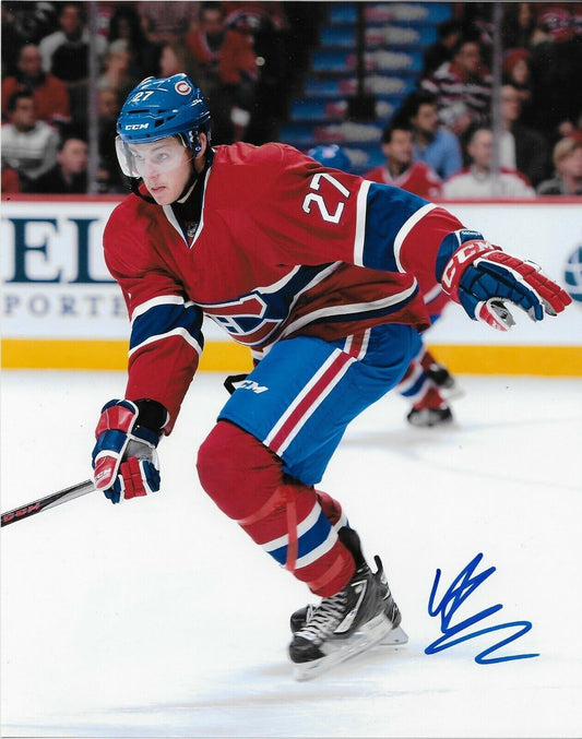 Autographed Montreal Canadiens Alex Galchenyuk 8x10 Photo #2 Original