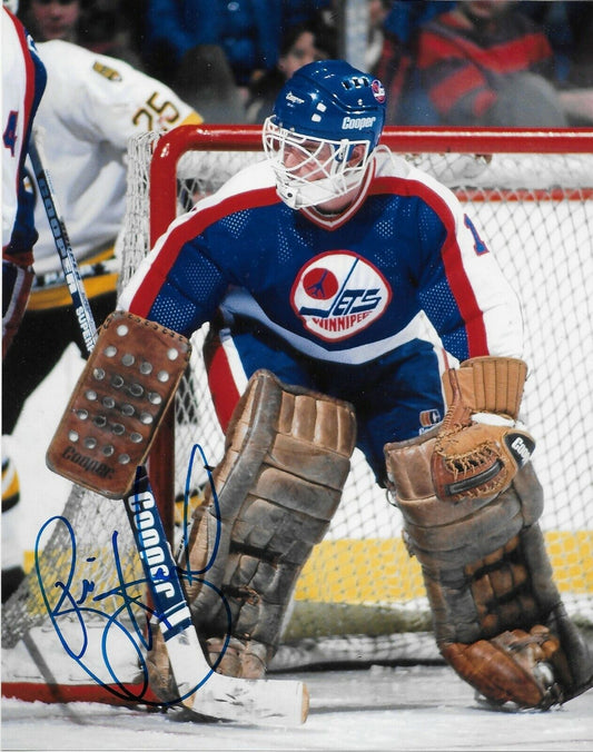 Autographed Winnipeg Jets Brian Hayward 8x10 Photo Original