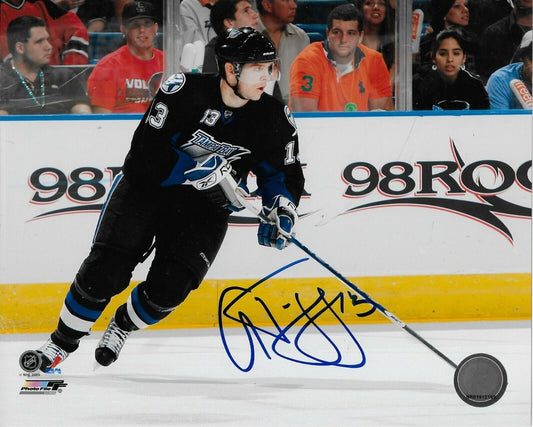 Autographed Tampa Bay Lightning Alex Tanguay 8x10 Photo  Original