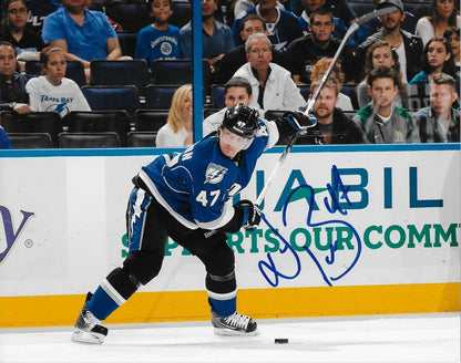 Autographed Tampa Bay Lightning Marc Andre Bergeron 8x10 Photo  Original