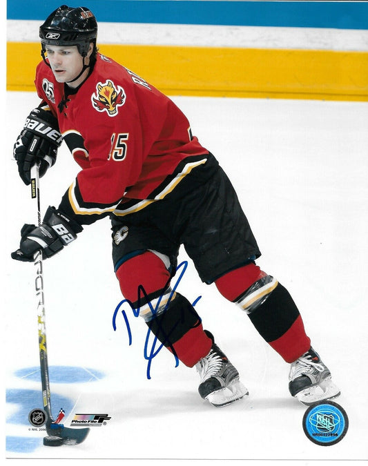 Autographed Calgary Flames Byron Ritchie 8x10 Photo Original