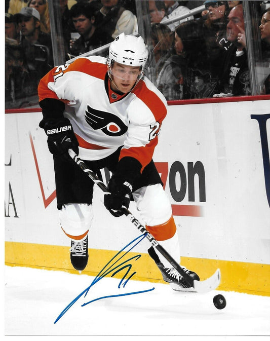 Autographed Philadelphia Flyers James Van Riemsdyk 8x10 Photo Original