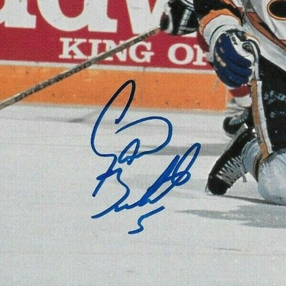 Autographed St Louis Blues Garth Butcher 8x10 Photo Original