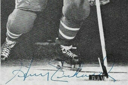 Autographed Henri Richard Montreal Canadiens 1960's Postcard Original