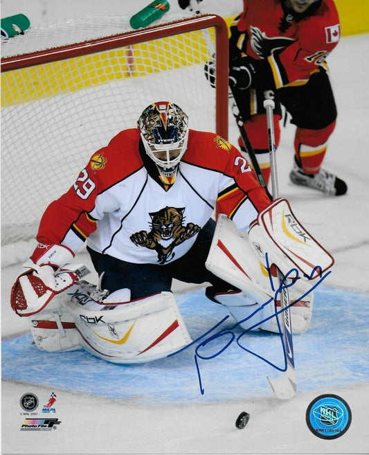 Autographed Florida Panthers Tomas Vokoun 8x10 Photo Original