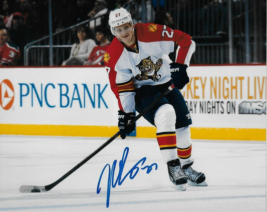 Autographed Florida Panthers Nick Bjugstad 8x10 Photo  Original