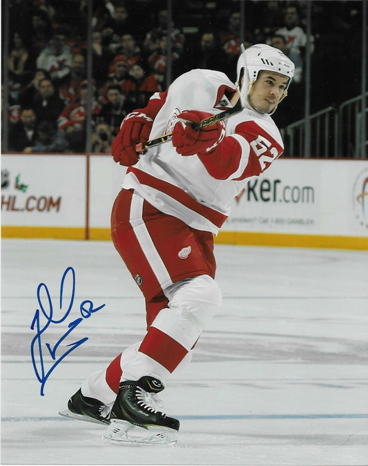 Photo originale autographiée de Jonathan Ericsson des Red Wings de Detroit, format 8 x 10