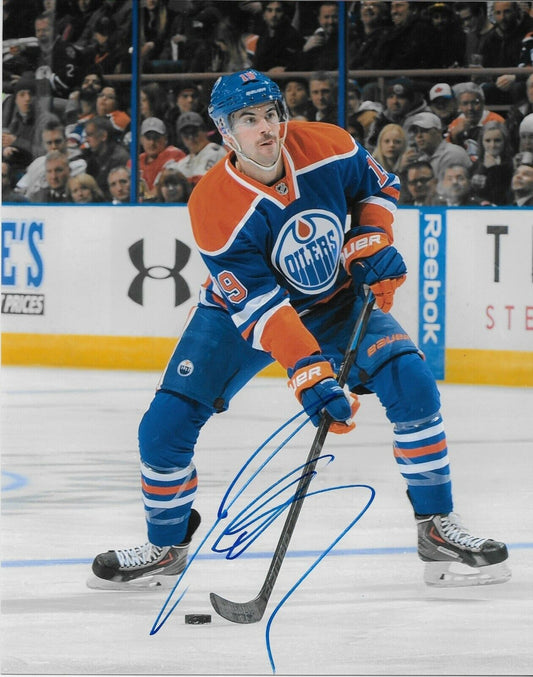 Photo autographiée 8x10 originale de Justin Schultz des Oilers d'Edmonton