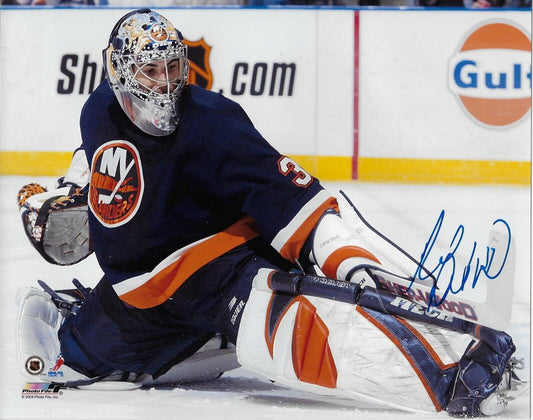 Autographed New York Islanders Goalie Rick Dipietro 8x10 Photo #2 Original