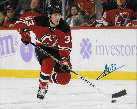 Autographed New Jersey Devils Auvitu Yohann 8x10 Photo Original