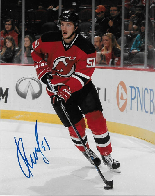 Signed Sergei Kalinin New Jersey Devils Autographed 8x10 Photo #2 Original