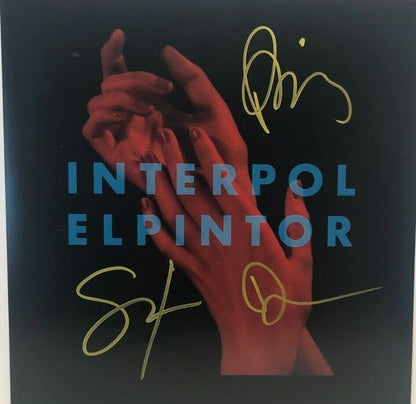 Photo 12x12 autographiée par Interpol signée par Elpintor par les 3