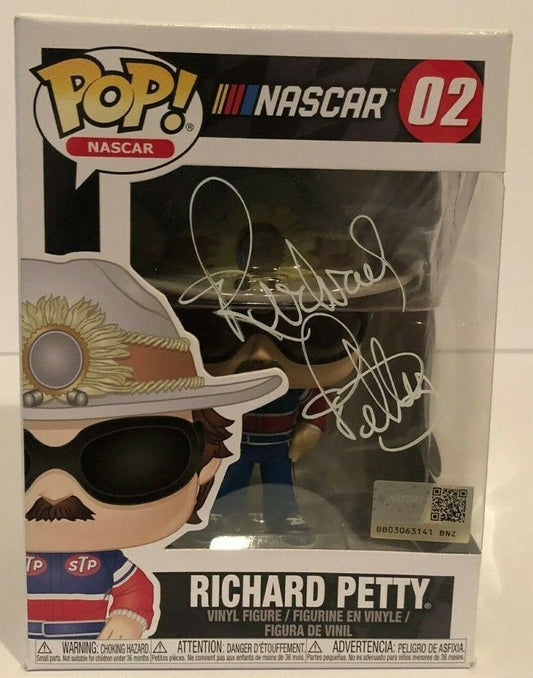 Autographed Nascar Pop Funko signed by Legend Richard Petty JSA