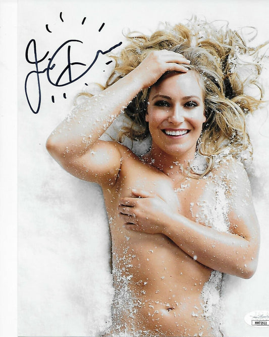 Autographed Jamie Anderson signed ESPN Body Issue 8x10 photo JSA certified
