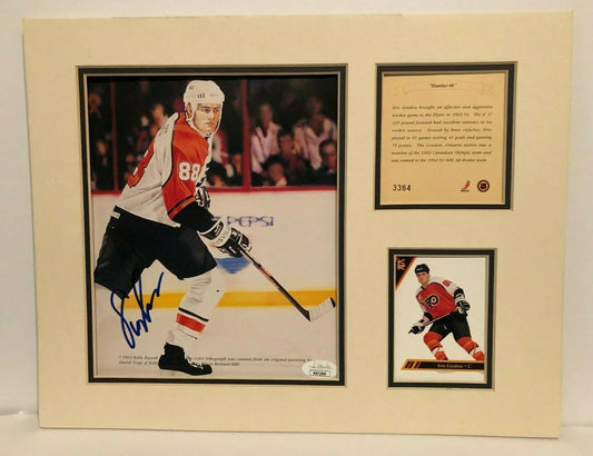 Autographed Kelly Russell Studios Philadelphia Flyers Eric Lindros with JSA
