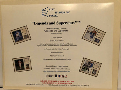 Autographed Kelly Russell Studios Philadelphia Flyers Eric Lindros with JSA