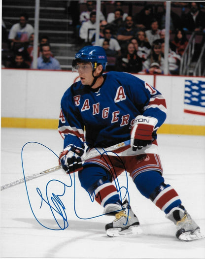 Autographed New York Rangers Theoren Fleury 8x10 Photo Original