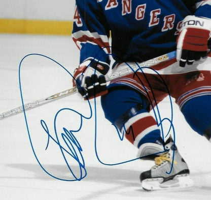 Autographed New York Rangers Theoren Fleury 8x10 Photo Original
