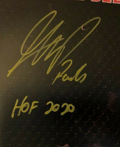 Autographed Georges St Pierre 16x20 Photo RUSH + HOF 2020 Insc JSA exact proof 2