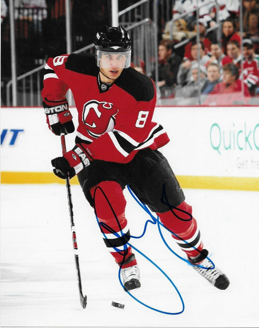 Signed Dainius Zubrus New Jersey Devils Autographed 8x10 Photo #1 Original