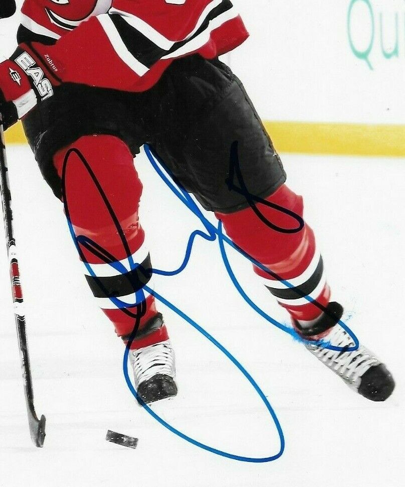 Signed Dainius Zubrus New Jersey Devils Autographed 8x10 Photo #1 Original