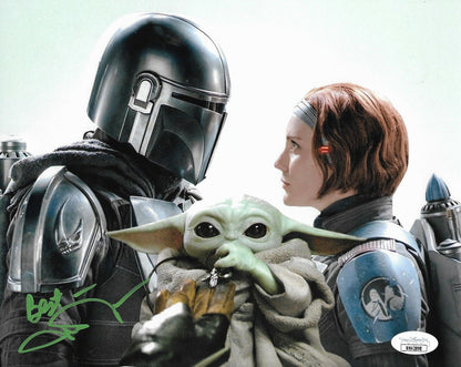 Autographed John Rosengrant signed Star Wars baby Yoda 8x10 photo JSA cert 5