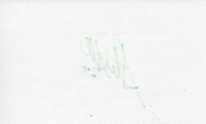 Autographed Hall of Famer Montreal Canadiens Steve Shutt Signed 3x5 Index Card