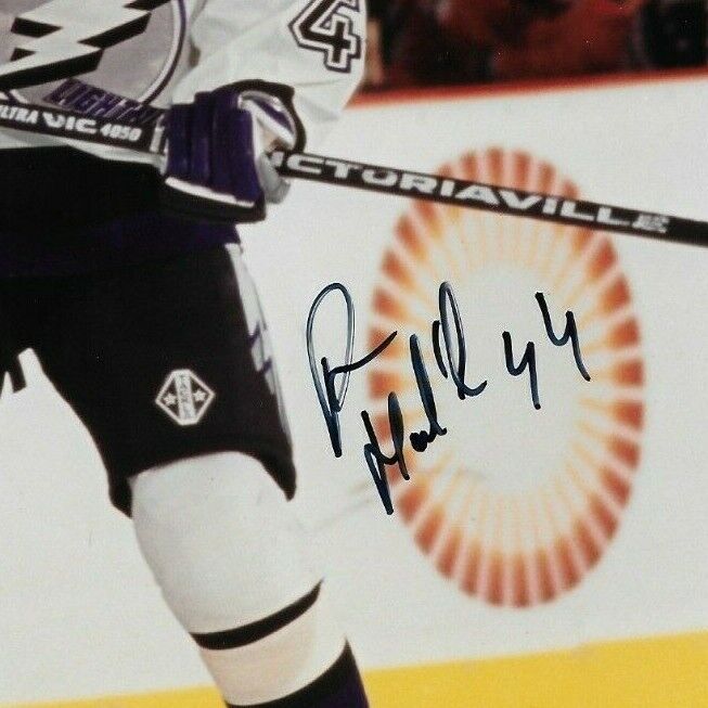 Autographed Tampa Bay Lightning Roman Hamrlik 8x10 Photo Original