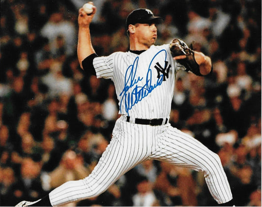 Autographed New York Yankees John Wetteland 8x10 Photo Original